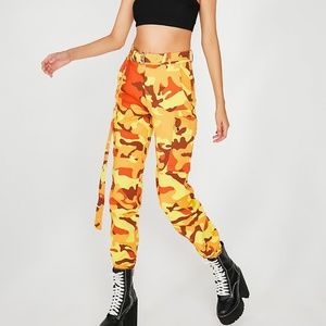 Orange Camo Pants
